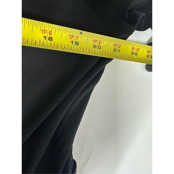 Cintas JERSEY WRAP DRESS Black Size 1X Lined Vneck - Picture 12 of 16